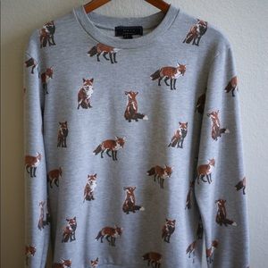 Forever 21 Men’s Foxprint Sweater
